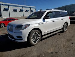 Lincoln salvage cars for sale: 2019 Lincoln Navigator L Reserve