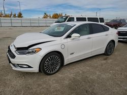 Ford Fusion Titanium Phev Vehiculos salvage en venta: 2017 Ford Fusion Titanium Phev