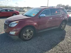 Salvage cars for sale at Riverview, FL auction: 2016 Chevrolet Equinox LTZ