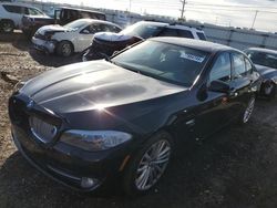 Salvage cars for sale at Elgin, IL auction: 2012 BMW 550 XI