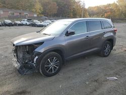 Salvage cars for sale at Baltimore, MD auction: 2019 Toyota Highlander SE