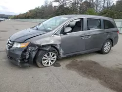 Salvage cars for sale at Brookhaven, NY auction: 2014 Honda Odyssey EXL