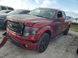 Ford f150 Super cab salvage cars for sale: 2013 Ford F150 Super Cab