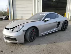 Salvage cars for sale from Copart Pennsburg, PA: 2018 Porsche Cayman S