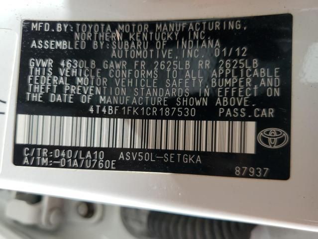 2012 Toyota Camry Base