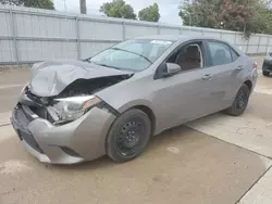 Toyota Vehiculos salvage en venta: 2014 Toyota Corolla L