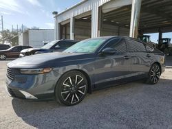 Salvage cars for sale at Riverview, FL auction: 2023 Honda Accord Touring Hybrid