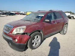 Salvage cars for sale at Houston, TX auction: 2010 GMC Acadia SLE