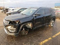 Salvage cars for sale from Copart Woodhaven, MI: 2020 Jeep Compass Limited