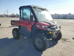 Salvage motorcycles for sale at Nampa, ID auction: 2024 Can-Am Defender Limited Cab HD10