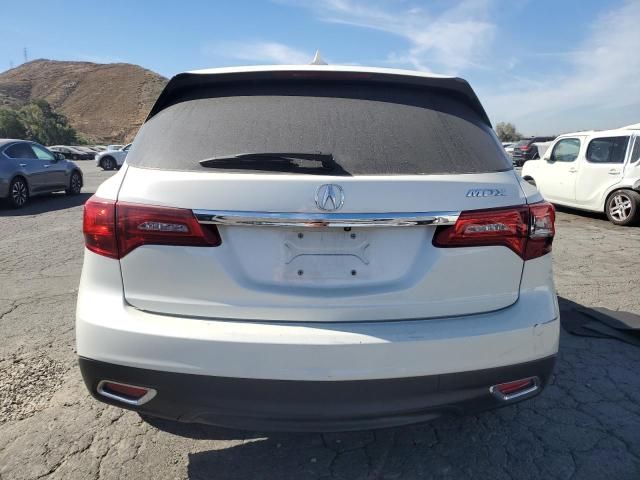 2016 Acura MDX Technology