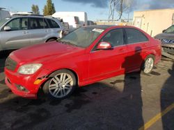 Salvage cars for sale from Copart Hayward, CA: 2009 Mercedes-Benz C 300 4matic