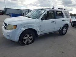 Ford salvage cars for sale: 2008 Ford Escape XLT