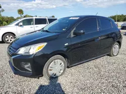 Salvage cars for sale at Riverview, FL auction: 2021 Mitsubishi Mirage ES