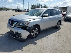 Nissan Vehiculos salvage en venta: 2017 Nissan Pathfinder S