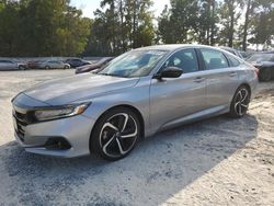 Flood-damaged cars for sale at auction: 2022 Honda Accord Sport