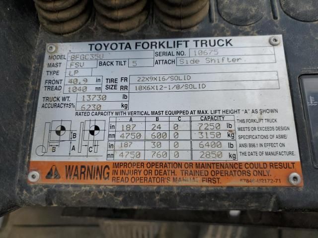 2015 Toyota Fork Lift