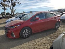 Toyota salvage cars for sale: 2022 Toyota Prius Prime LE