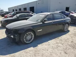 Salvage cars for sale at Jacksonville, FL auction: 2015 BMW 750 LXI