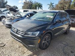 Flood-damaged cars for sale at auction: 2018 Volkswagen Tiguan SE