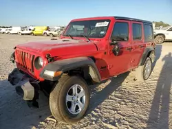 Jeep salvage cars for sale: 2020 Jeep Wrangler Unlimited Sport