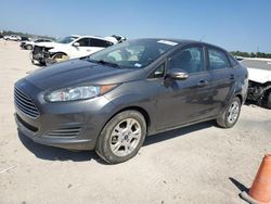 Salvage cars for sale at Houston, TX auction: 2015 Ford Fiesta SE