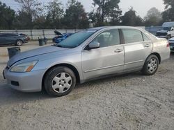 Salvage cars for sale at Hampton, VA auction: 2007 Honda Accord LX