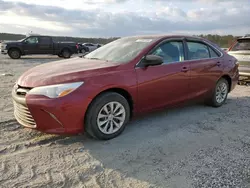 Salvage cars for sale at Spartanburg, SC auction: 2017 Toyota Camry LE