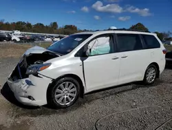 Salvage cars for sale at auction: 2017 Toyota Sienna XLE