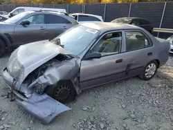 Toyota salvage cars for sale: 1998 Toyota Corolla VE