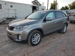 Salvage cars for sale at Oklahoma City, OK auction: 2015 KIA Sorento LX