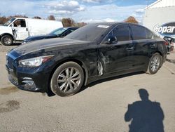 Salvage cars for sale at Hillsborough, NJ auction: 2017 Infiniti Q50 Base