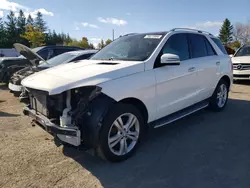 Mercedes-Benz salvage cars for sale: 2014 Mercedes-Benz ML 350 Bluetec