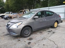 Salvage cars for sale at Austell, GA auction: 2017 Nissan Versa S