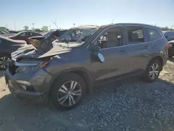 Salvage cars for sale at Indianapolis, IN auction: 2017 Honda Pilot EXL