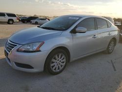 Salvage cars for sale from Copart San Antonio, TX: 2013 Nissan Sentra S