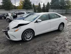 Vehiculos salvage en venta de Copart Albany, NY: 2015 Toyota Camry LE