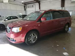 Salvage cars for sale at Franklin, WI auction: 2014 Dodge Grand Caravan SXT