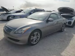 Flood-damaged cars for sale at auction: 2009 Infiniti G37 Base