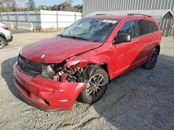 Salvage cars for sale at Spartanburg, SC auction: 2018 Dodge Journey SE