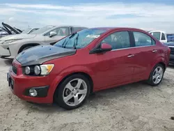 Chevrolet Sonic ltz salvage cars for sale: 2012 Chevrolet Sonic LTZ