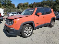 Jeep salvage cars for sale: 2015 Jeep Renegade Latitude