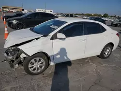 2015 Toyota Corolla L en venta en Grand Prairie, TX