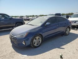 Salvage cars for sale at San Antonio, TX auction: 2019 Hyundai Elantra SEL