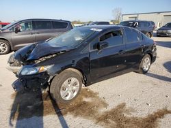 Honda salvage cars for sale: 2015 Honda Civic LX