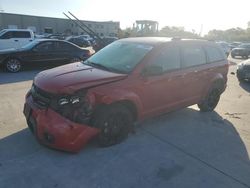 Salvage cars for sale at Wilmer, TX auction: 2018 Dodge Journey SXT