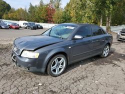 Salvage cars for sale at Portland, OR auction: 2004 Audi A4 1.8T Quattro