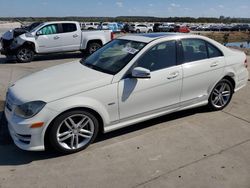 Salvage cars for sale at Grand Prairie, TX auction: 2012 Mercedes-Benz C 250