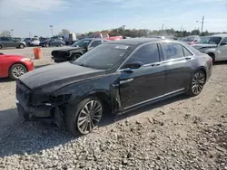 Lincoln Continental salvage cars for sale: 2017 Lincoln Continental Reserve