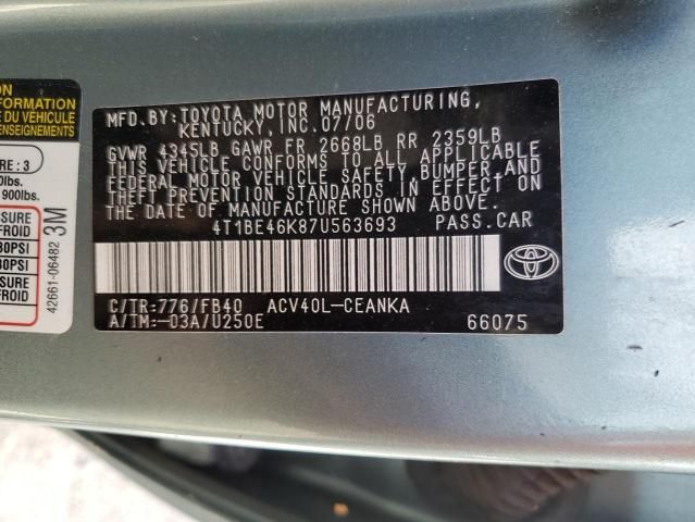 2007 Toyota Camry CE